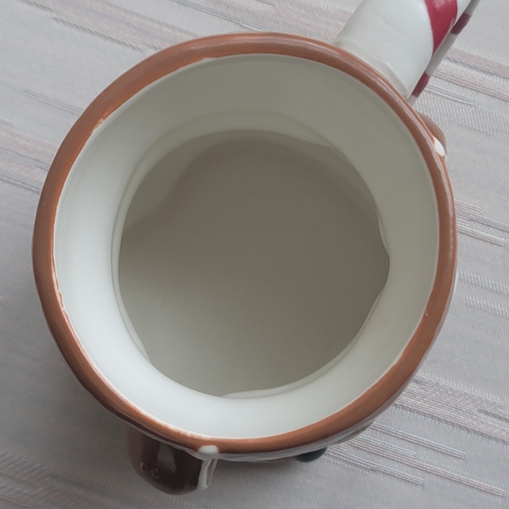 Pottery Barn Holiday Christmas Ms. Spice Gingerbread Candy Cane Handle Mug - Picture 11 of 13